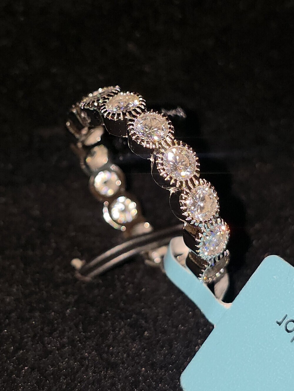 2.53 CTW Moissanite Silver Band